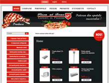 Tablet Screenshot of cuptoarepizza.ro